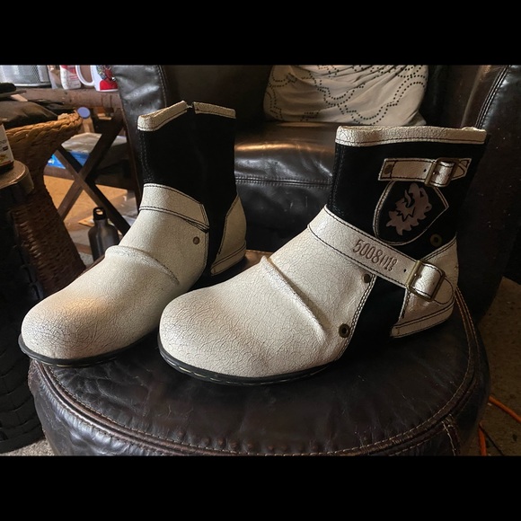 Men’s Osstone 5008 side zip boots sz10.5 - Picture 1 of 8